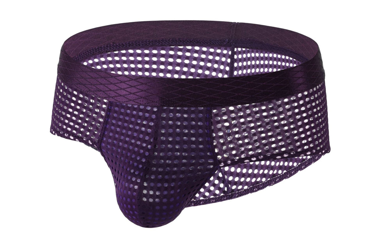 Men's Large Mesh Low Waist Wide Belt Briefs