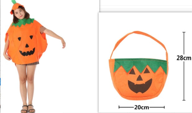 Halloween Costume Child  Pumpkin Festival Props