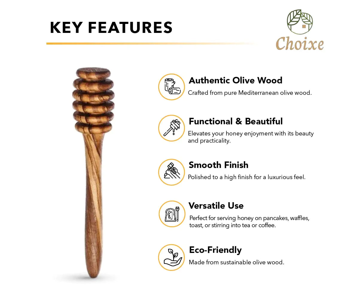 Style Loft Collection Olive Wood Honey Spoon