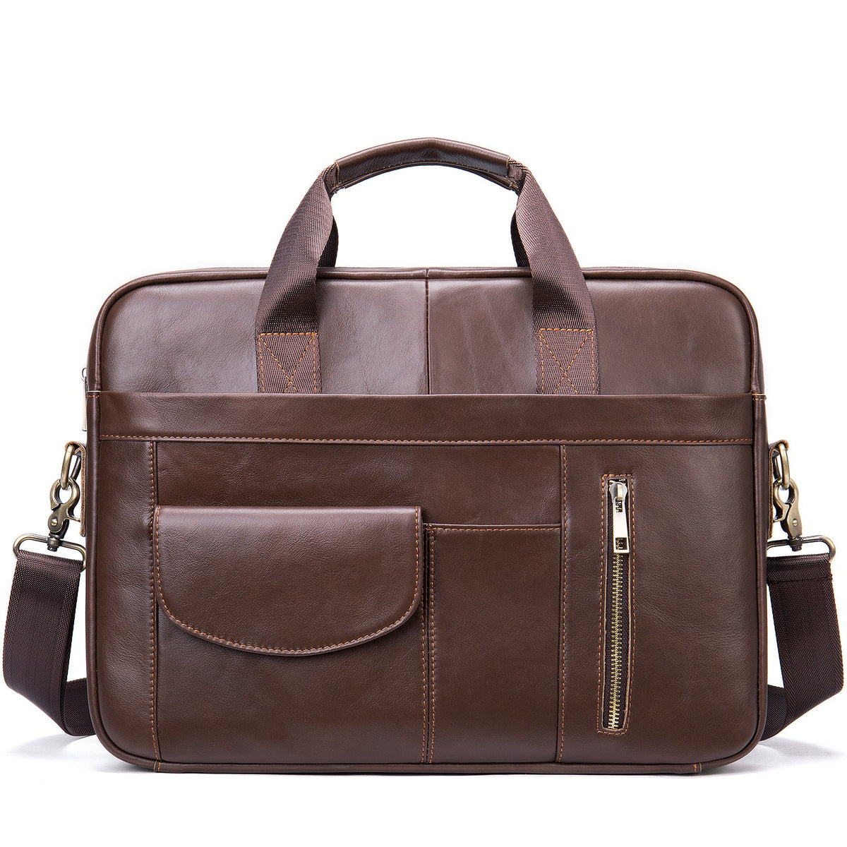 Men's Leather Business Briefcase
