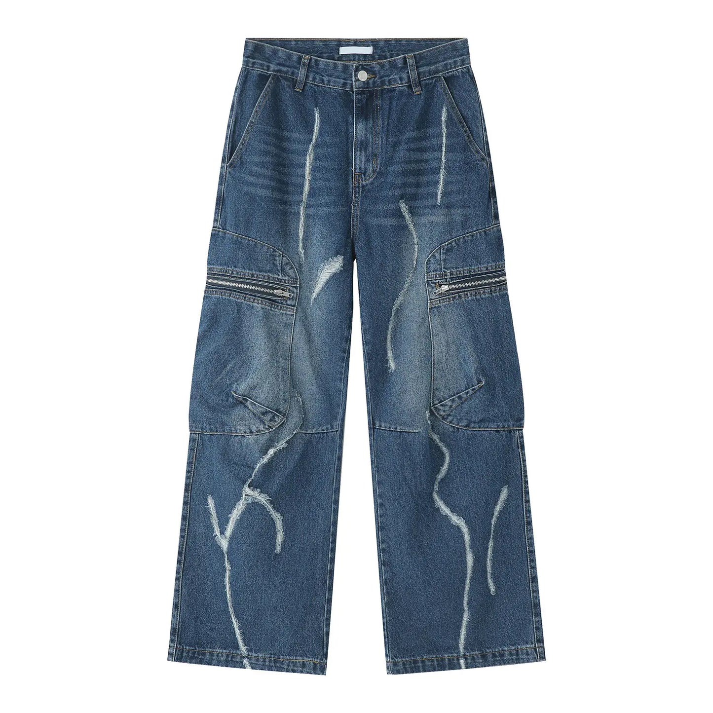 Style Loft Collection Fort Dearborn Loose Fit Denim Cargos