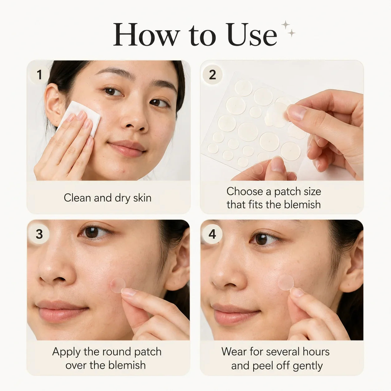 360pcs Face Acne Patch Invisible Skin Care Pimple Acne Patches Anti-inflammatory Healing Absorbing Spot Sticker Covering Acne