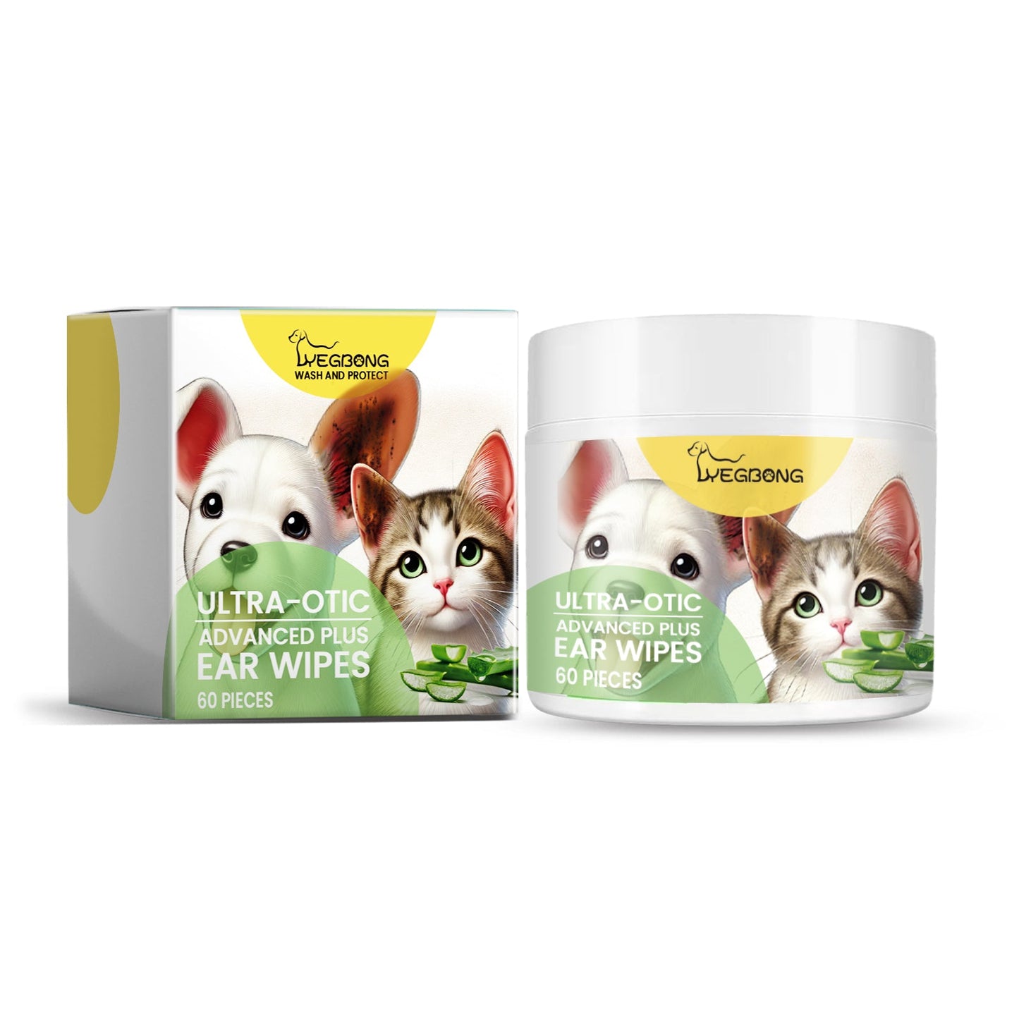 Ear Cleaning Pad For Cats And Dogs Soothes Pet Ear Canal Discomfort And Cleans Ear Dirt