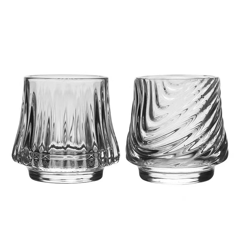 Simple retro cold brew cup for home whiskey and foreign liquor glass