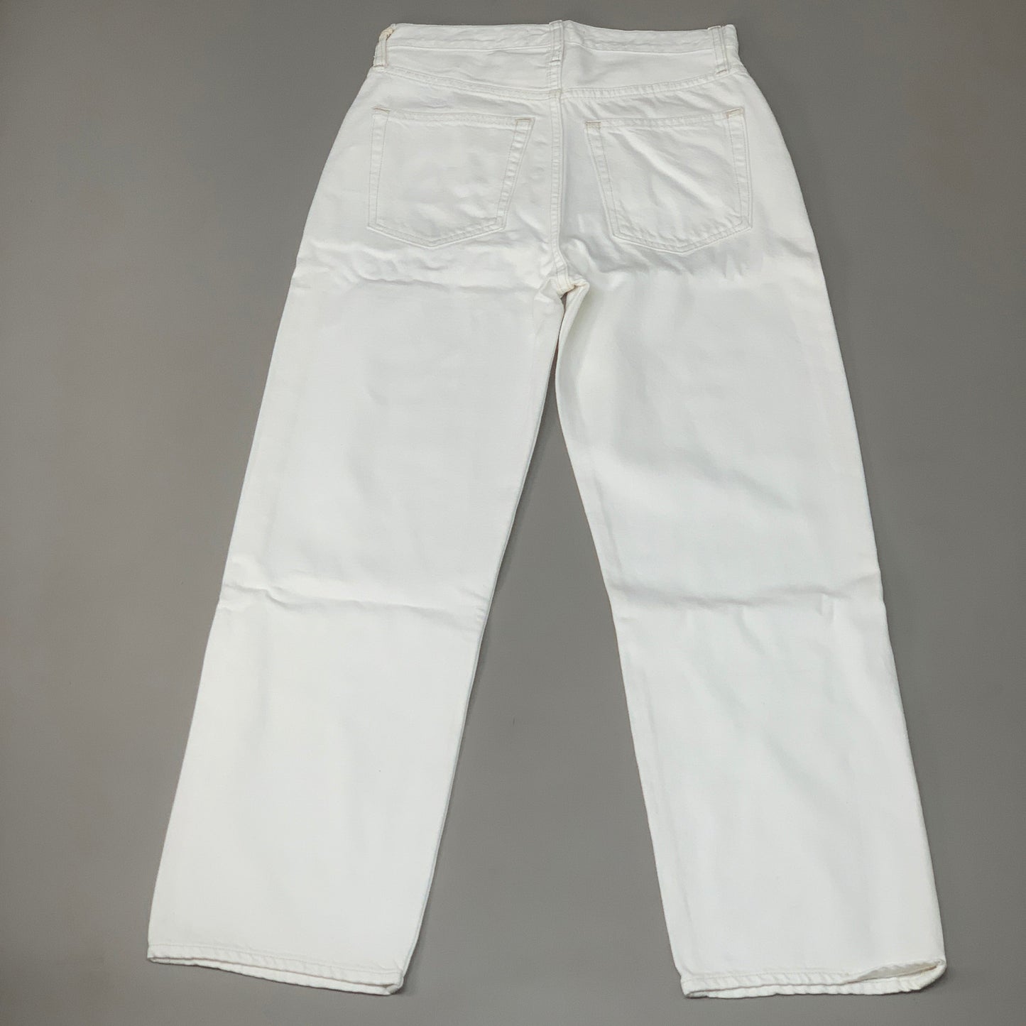 ETICA Tyler High Waist Straight Leg Ankle jeans Vintage White Size 28 EW180114A