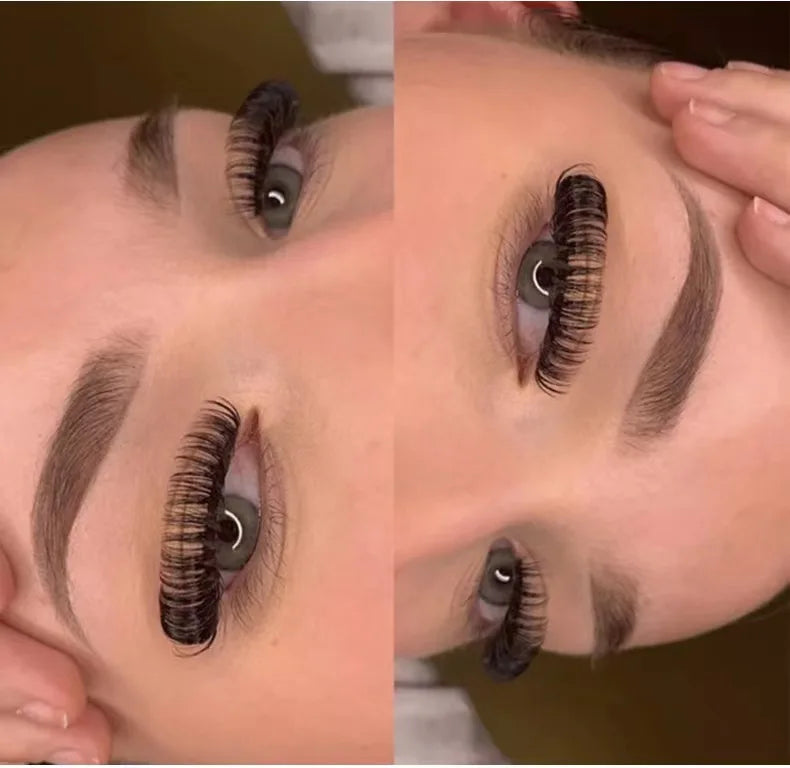 Fashion Russian Strip Lashes 2/5/10 Pairs 3D Mink Lashes Natural Eyelashes Dramatic False Eyelashes Wholesale Eyelash Extension
