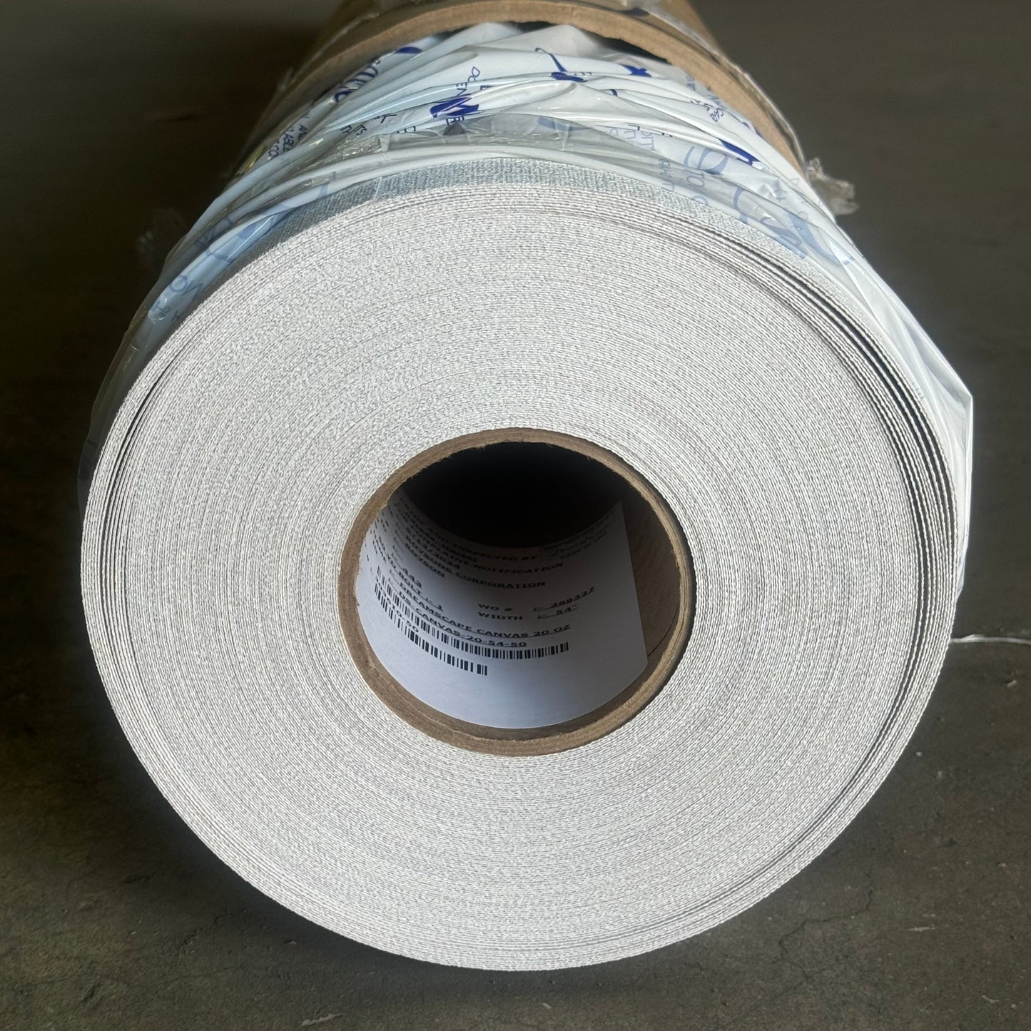DREAMSCAPE (50 YARDS) 20 oz Texture Vinyl White DS-CANVAS-20-54-50
