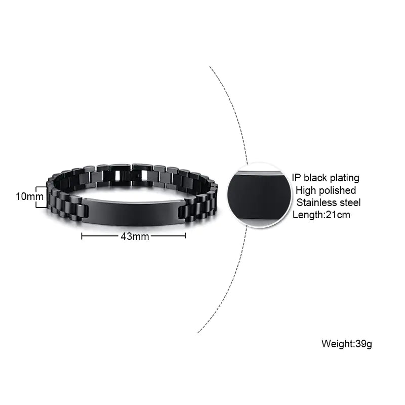 Style Loft Collection Classic Stainless Steel Bracelet