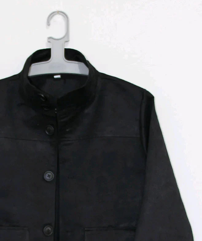 Style Loft Collection Hardin County Suede Button Up Jacket