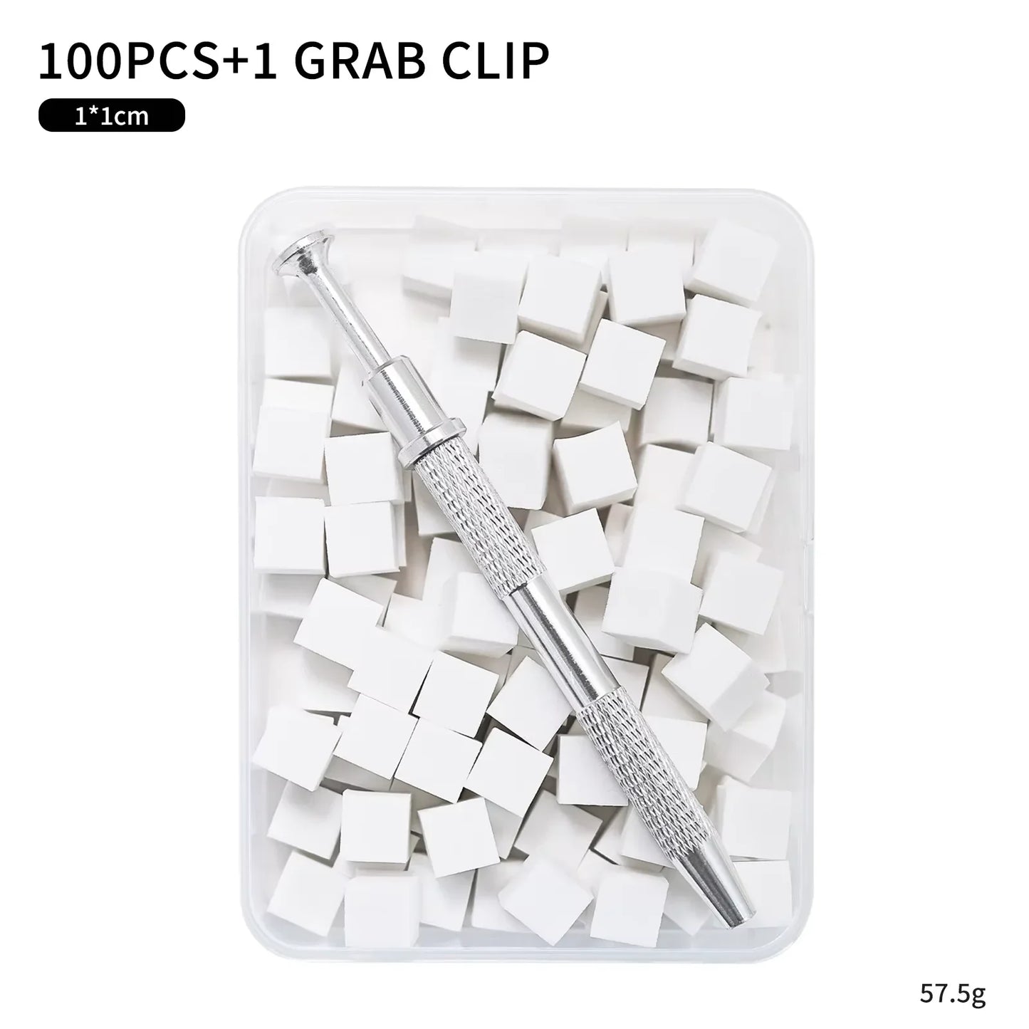 100pcs Gradient Sponge Brush Nail Art Sponge Set for DIY Nail Art Gel Polish Brush Glitter Powder Manicure Accessory