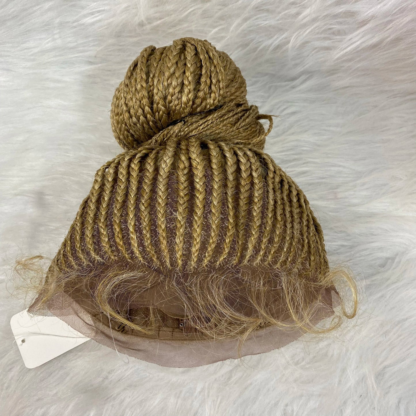 Chic Bun Braided Wig | Lace Front Updo with Baby Hair