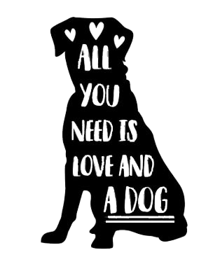Love and a Dog - Metal Wall Art | Home Decor | Kitchen + Metal