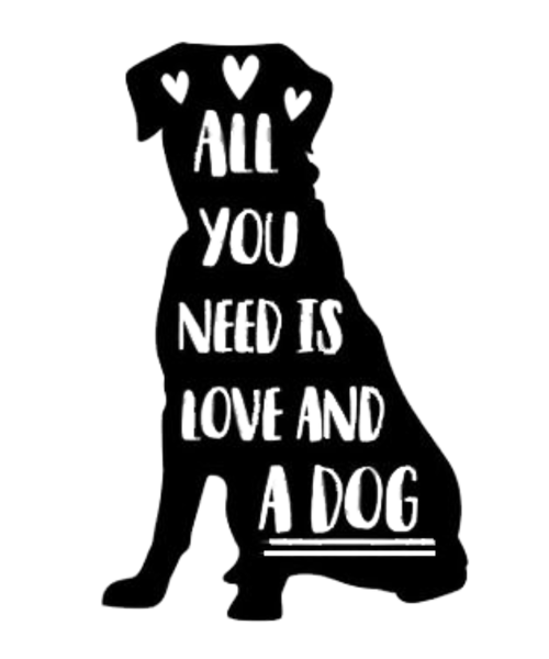Love and a Dog - Metal Wall Art | Home Decor | Kitchen + Metal