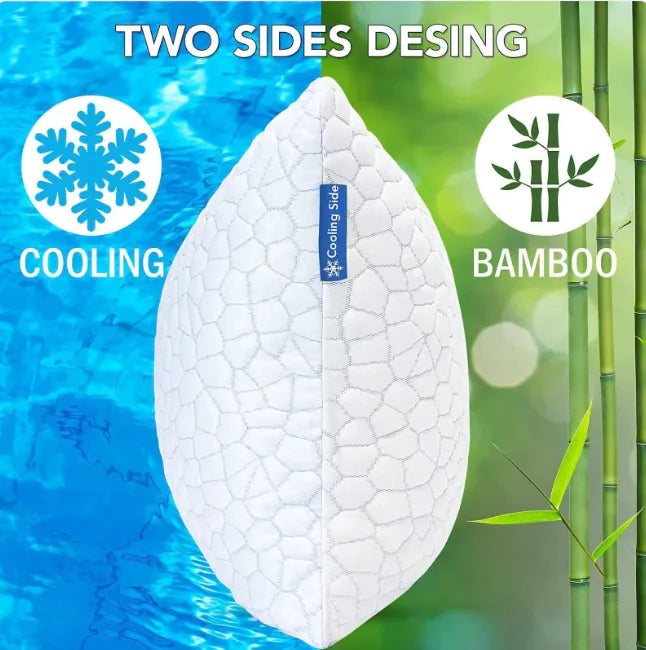 Style Loft Collection Cooling Ice Silk Memory Foam Pillow