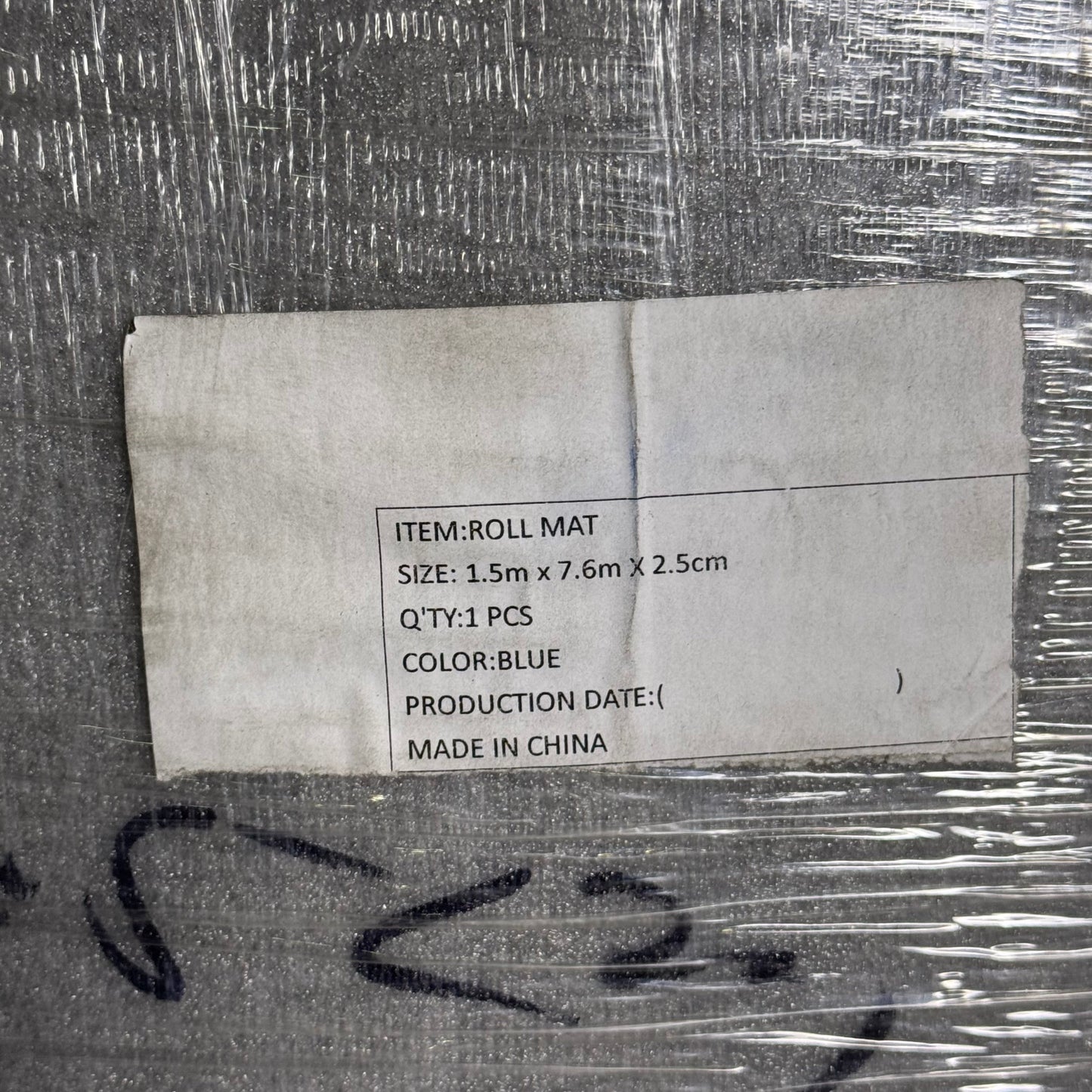 ZA@ Foam Roll Mat Sz 57" W, Blue QD0H24120101