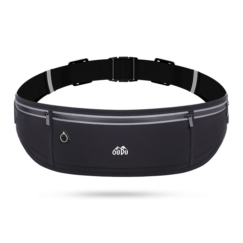 "Outdoor Sports Waist Pack, Large Capacity Waterproof Mobile Phone Pouch, Unisex Running Fitness Elastic Waist Bag"