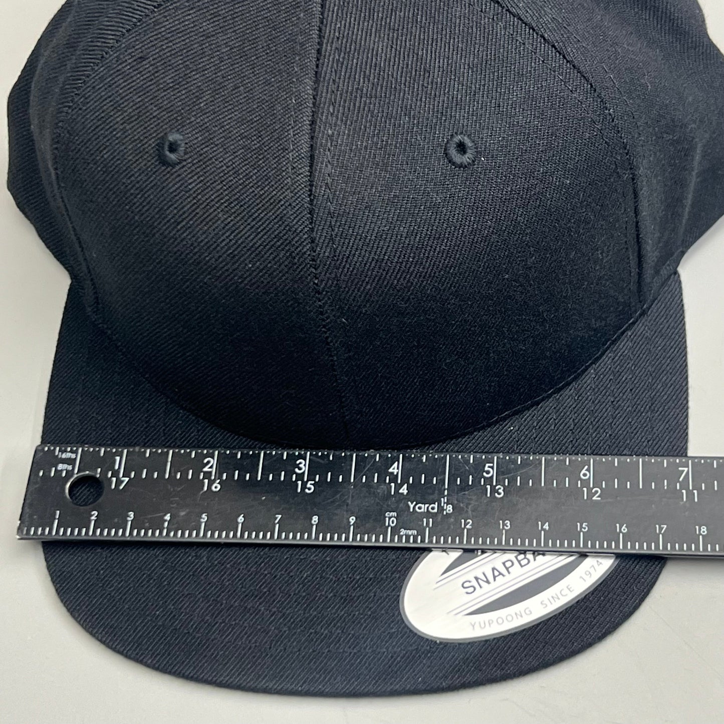 YUPOONG (10 PACK) Classic Snapback Baseball Cap Hat Black Bulk!