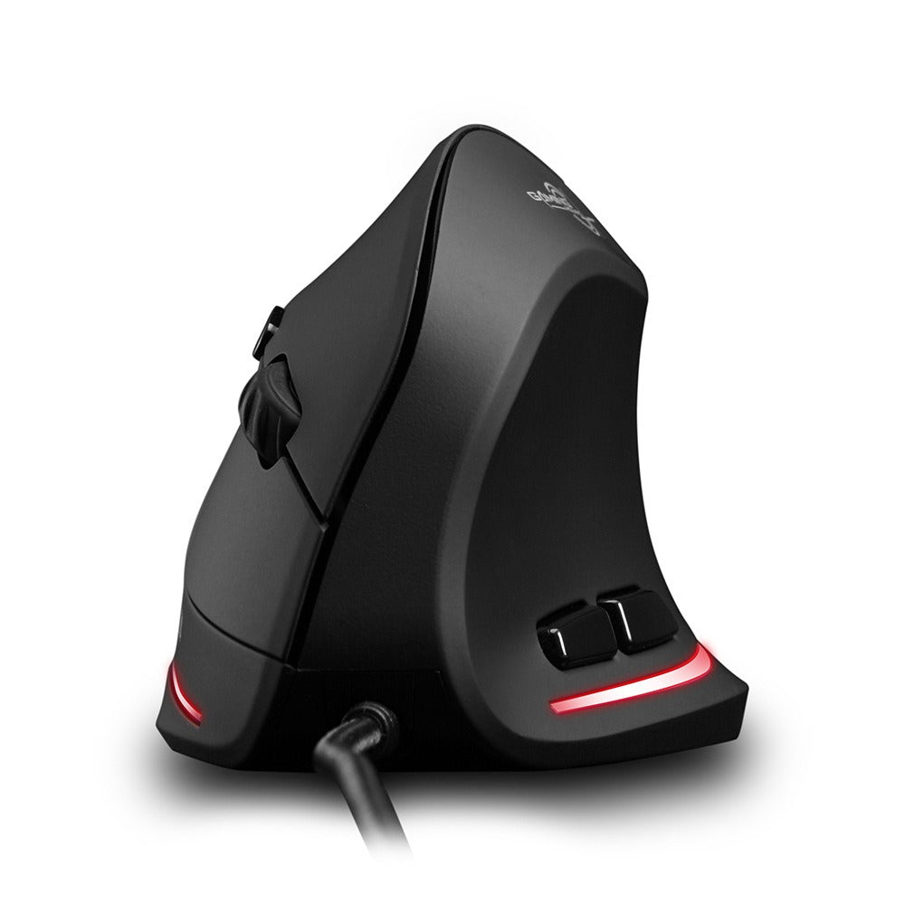 ZELOTES T20 Vertical Mouse Grip Ergonomic Laptop Desktop Wired Mouse