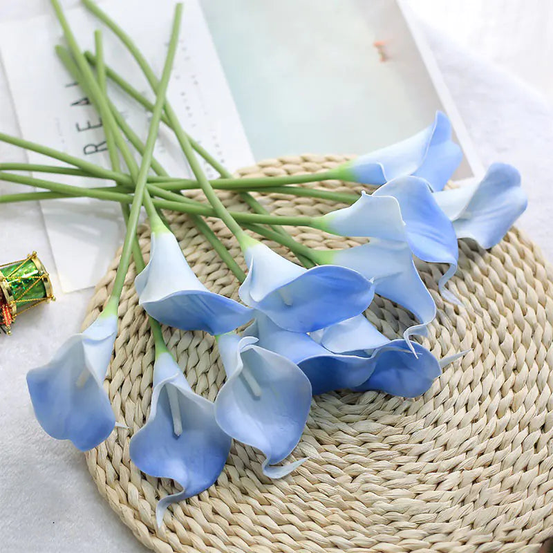 Artificial Calla Lily Decor for Living Room & Dining Table