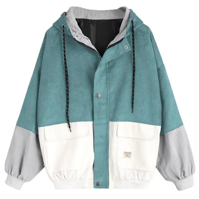 Style Loft Collection Unisex Oversized Corduroy Hoodie