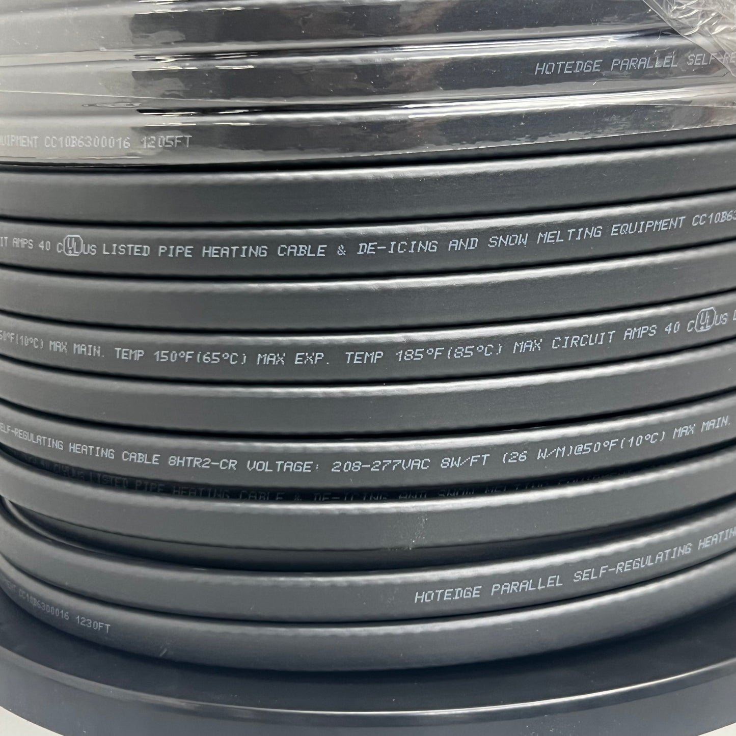 HOTEDGE Roof Ice Melt Self Regulating Heat Tracing Cable 500 FT 240V 8W 8HTR2-CR