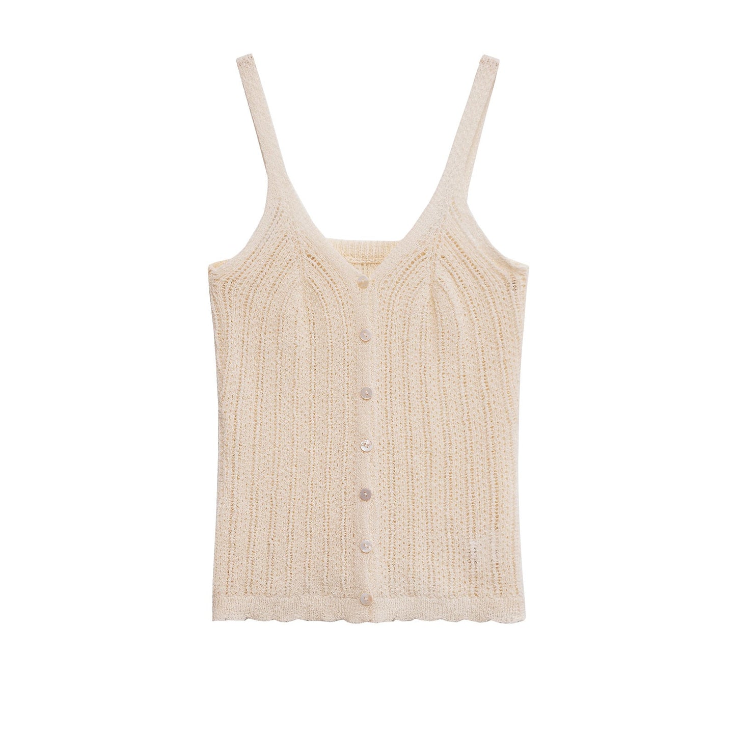 Spring New Style Round Neck Solid Color Loose Knit Sweater
