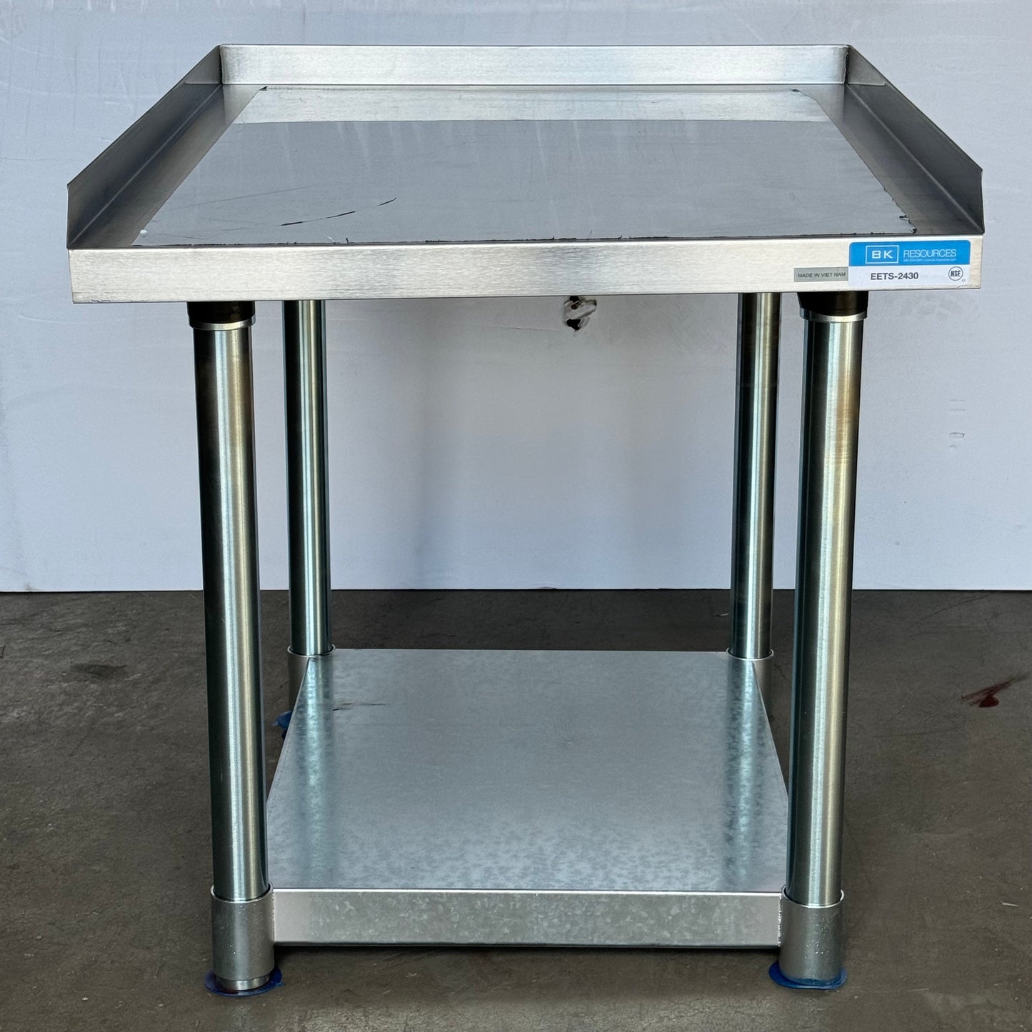 BK RESOURCES 430 Stainless Steel Table EETS-2430 30”Lx25”Hx24”W Silver