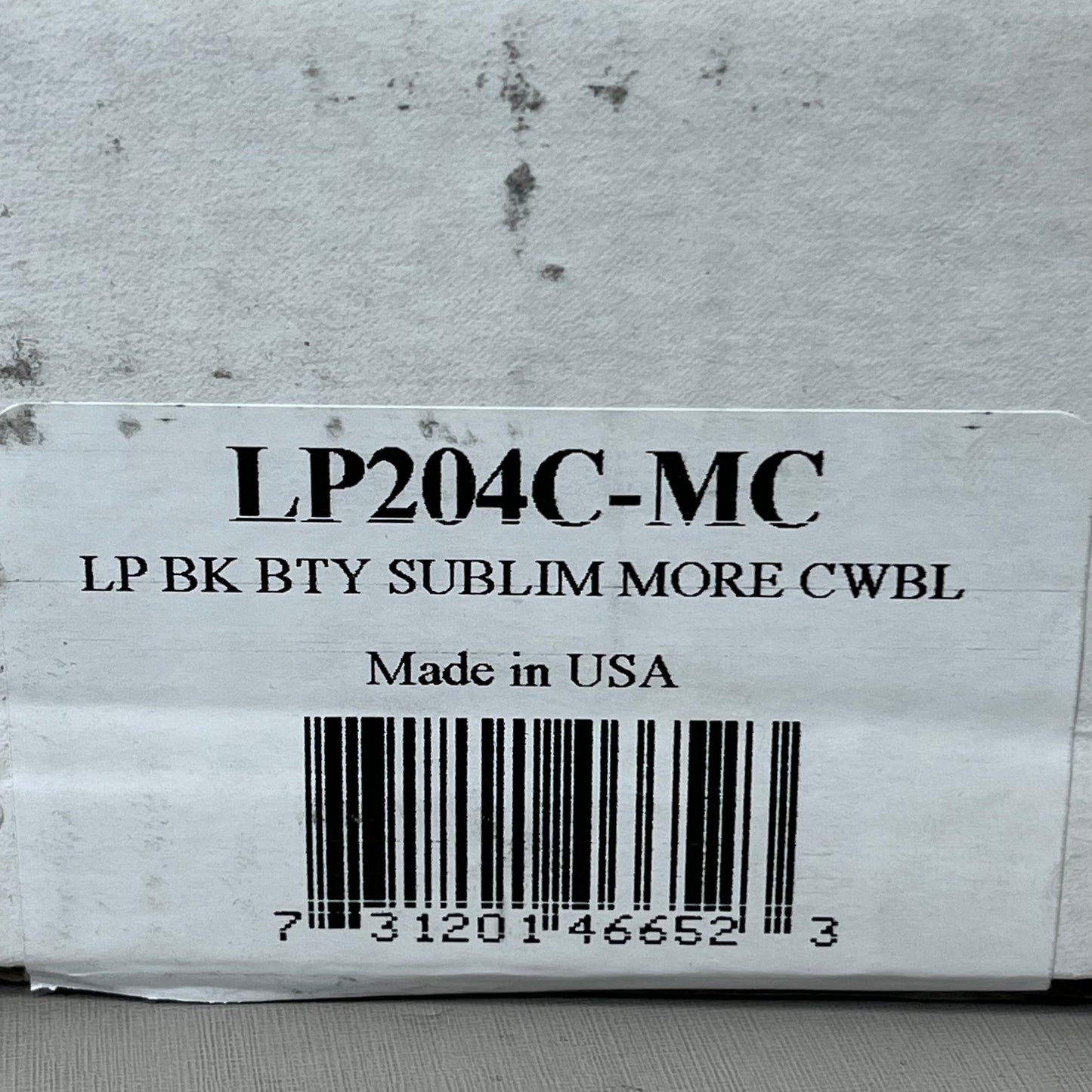 LP Mountable Collect-A-Bell More Cowbell 5" Fits 3/8" Dia rods White LP204C-MC