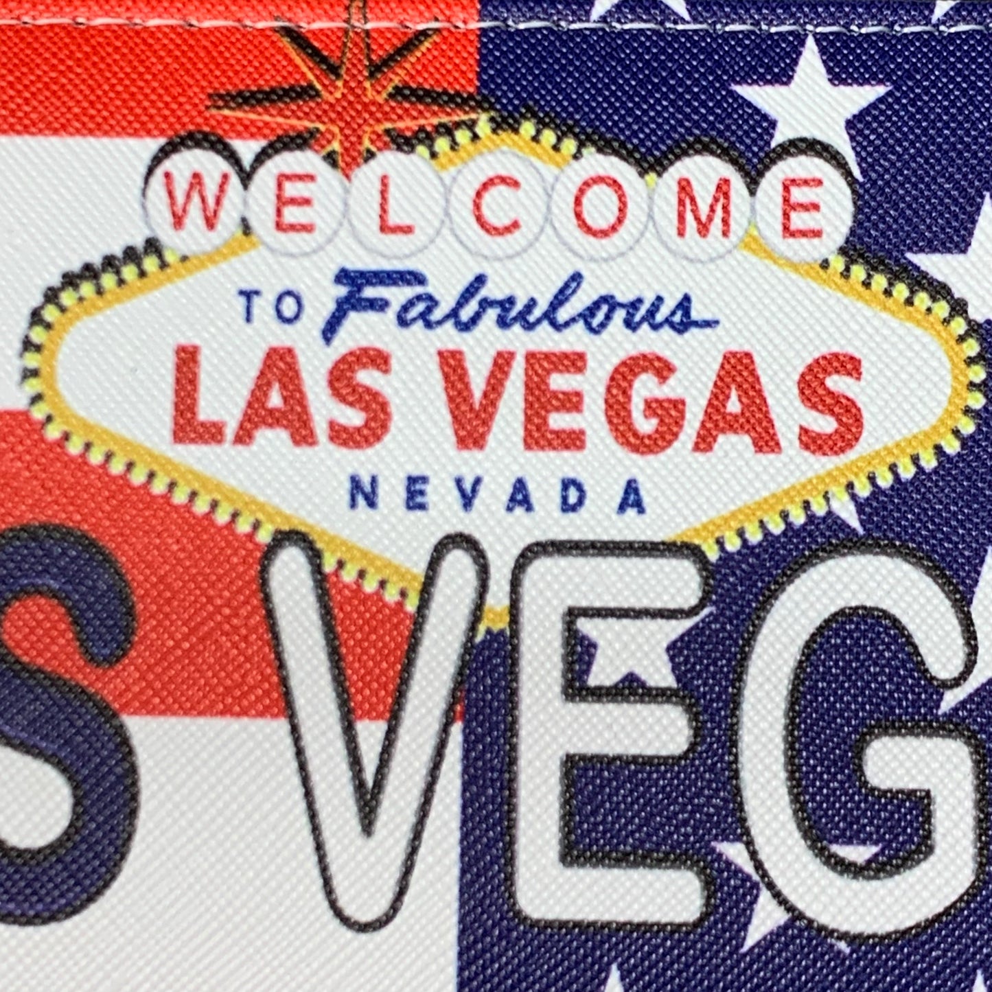 LAS VEGAS 3-PACK! Welcome to Fabulous Las Vegas Wallet Souvenirs 7.5" x 4" Flag