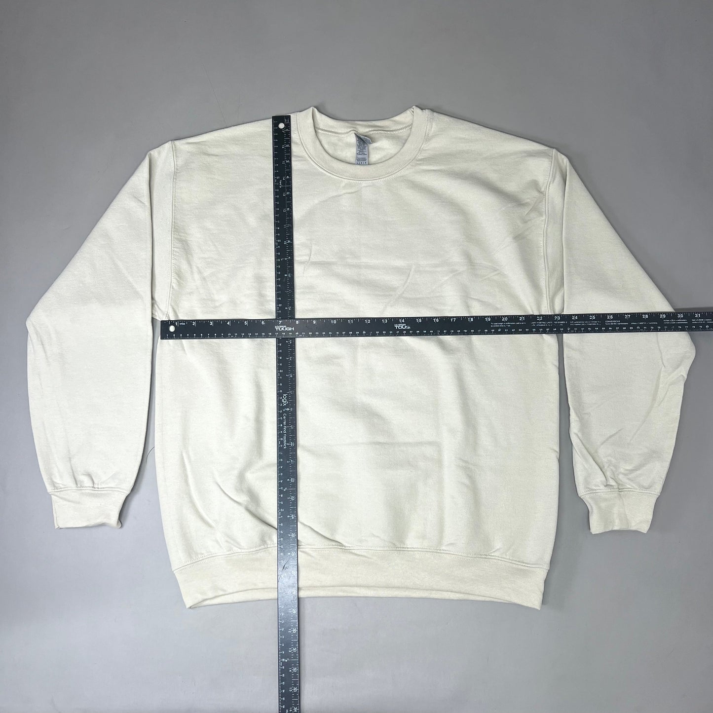 GILDAN (36 PACK) Heavy Blend Crewneck Sweatshirt Men's Sz L Sand G180