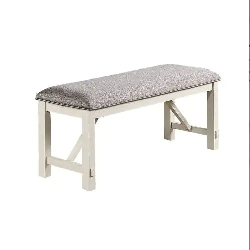 Style Loft Collection Elegant Farmhouse Dining Room Set & Cushioned Bench