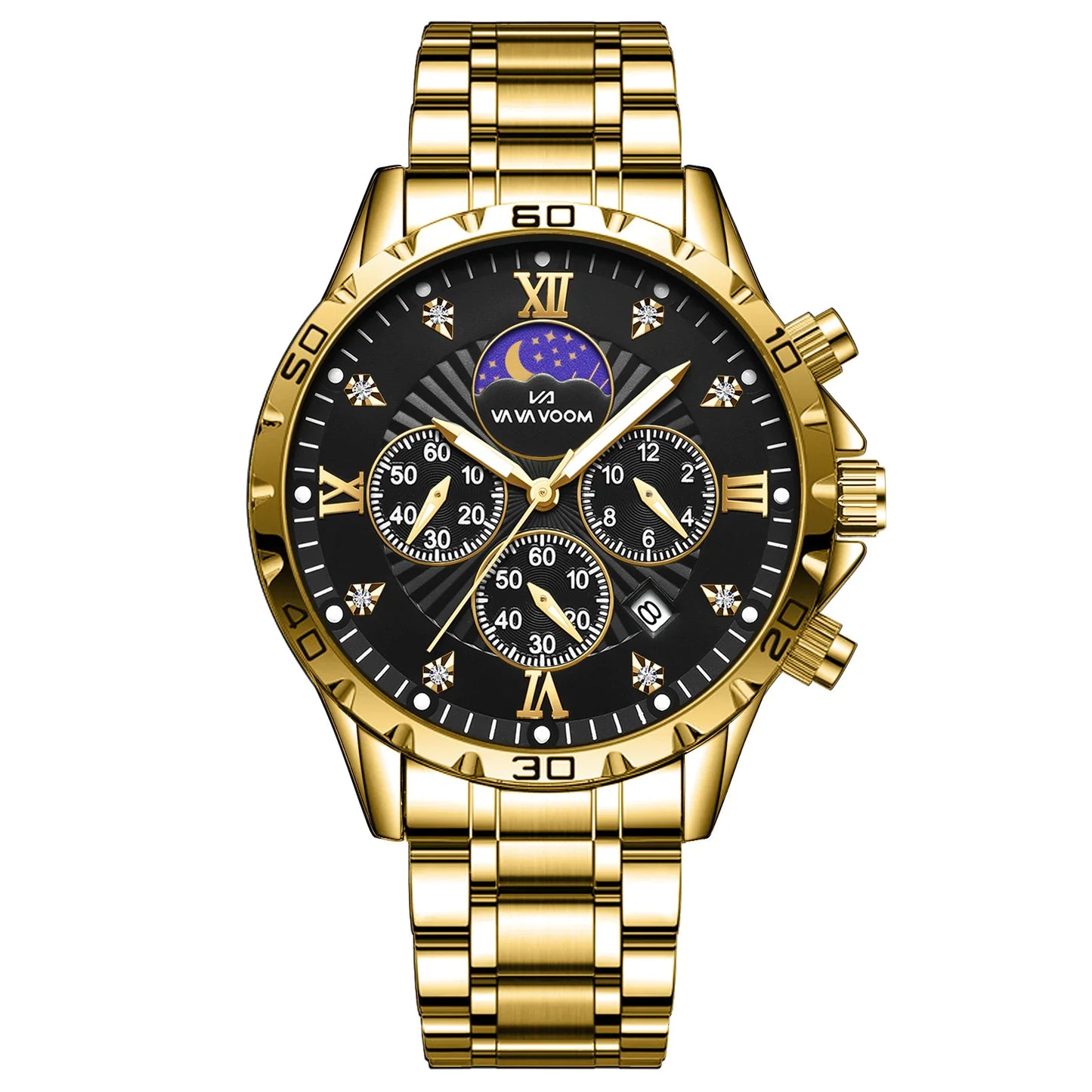 Style Loft Collection Hawthorne Luminous Calendar Quartz Watch