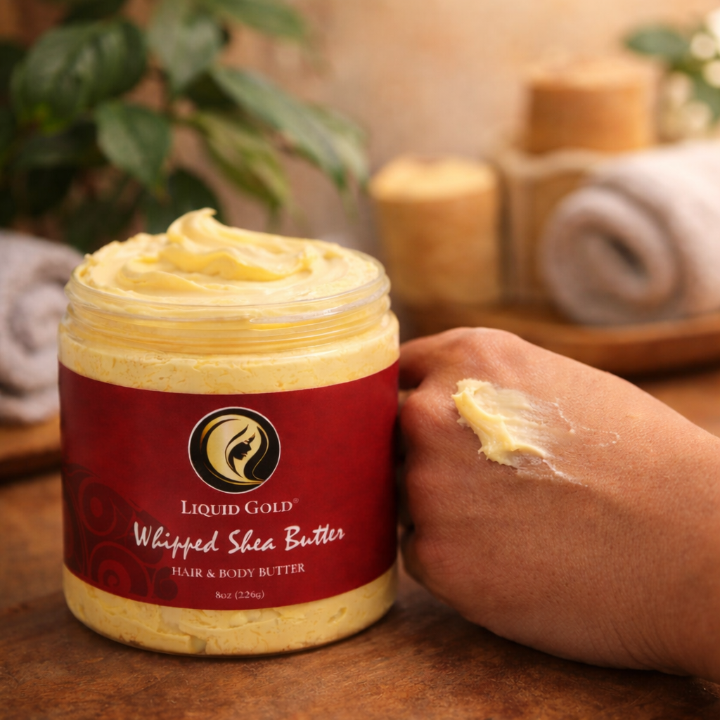 Whipped Shea Butter - Hair and Body Butter Honey Fragrance 8oz