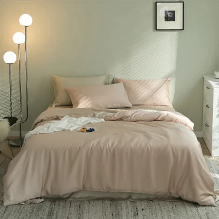 Style Loft Collection Ice Silk Tencel Fiber 4-Piece Bedding Set