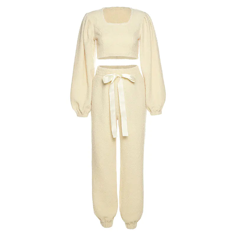 Style Loft Collection Lantern Sleeve Outfit Set