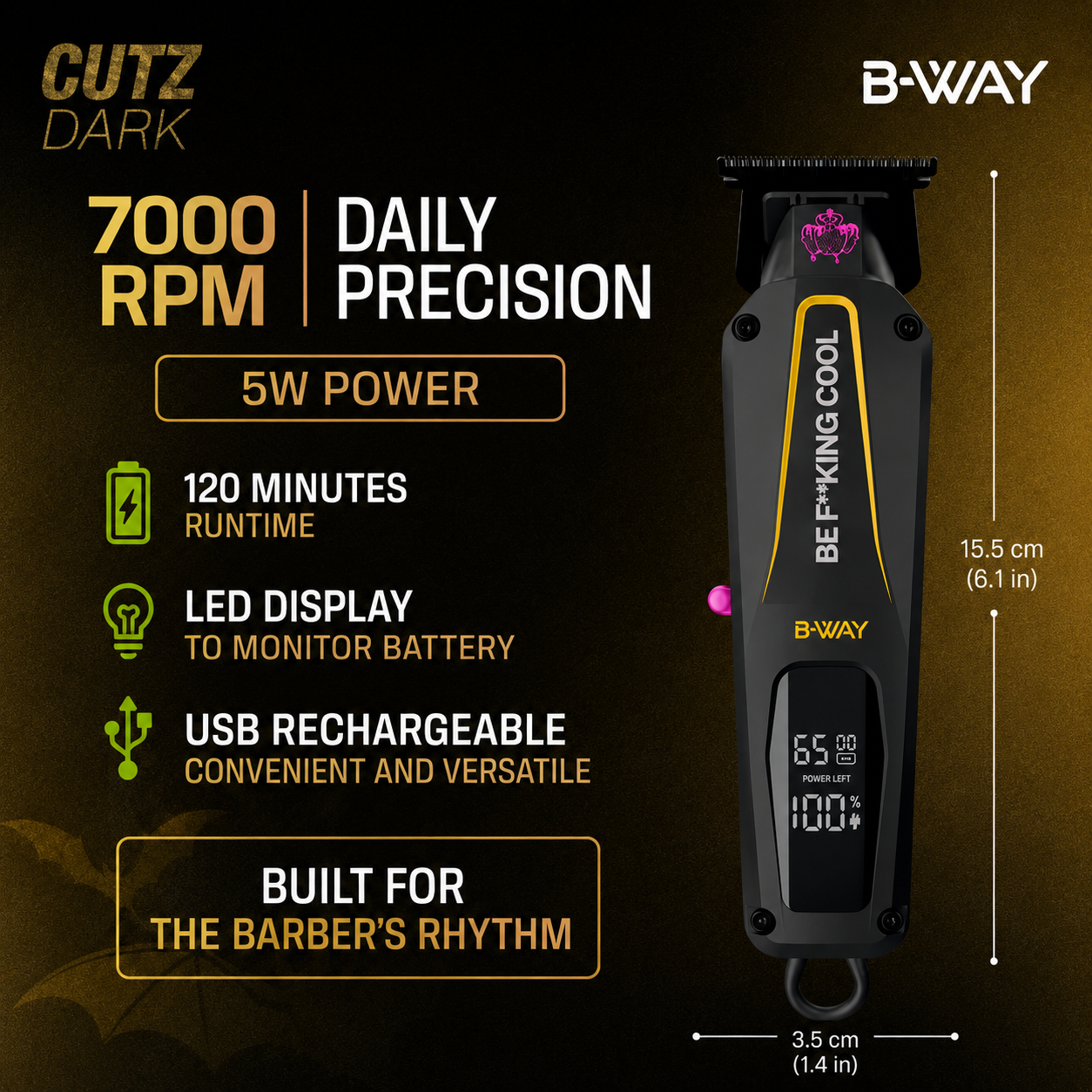B-Way Trimmer Cutz DARK