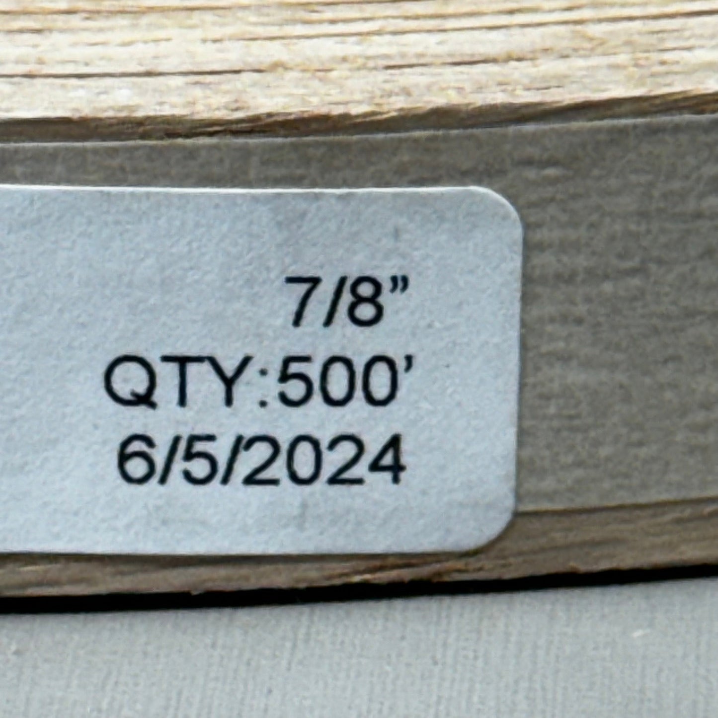 EDGEMATE Saturated Fleece Membrane Edged Auto Seb White Oak 7/8"X500' WE203653