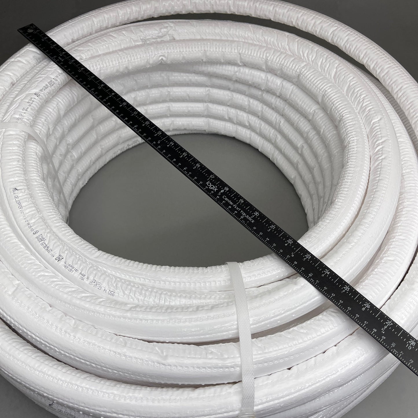 PDM GelCopper PreInsulated Copper Roll 1/2" Copper 1/2" Ins. 164 ft F100.GUS1216412 (New)