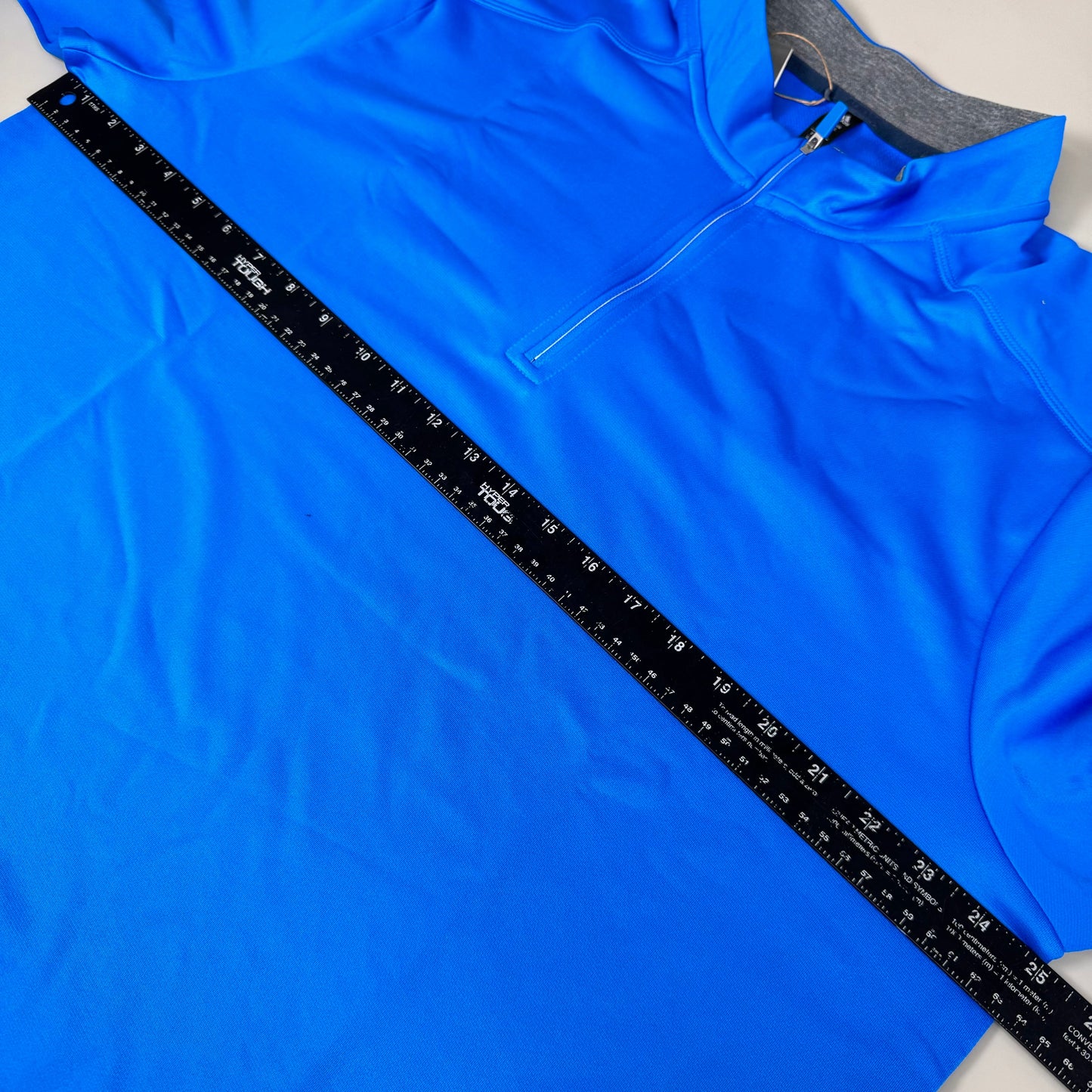 ADIDAS Men's Club 1/4 Zip Golf Sweatshirt Sz-XL Blue Rush HA6148