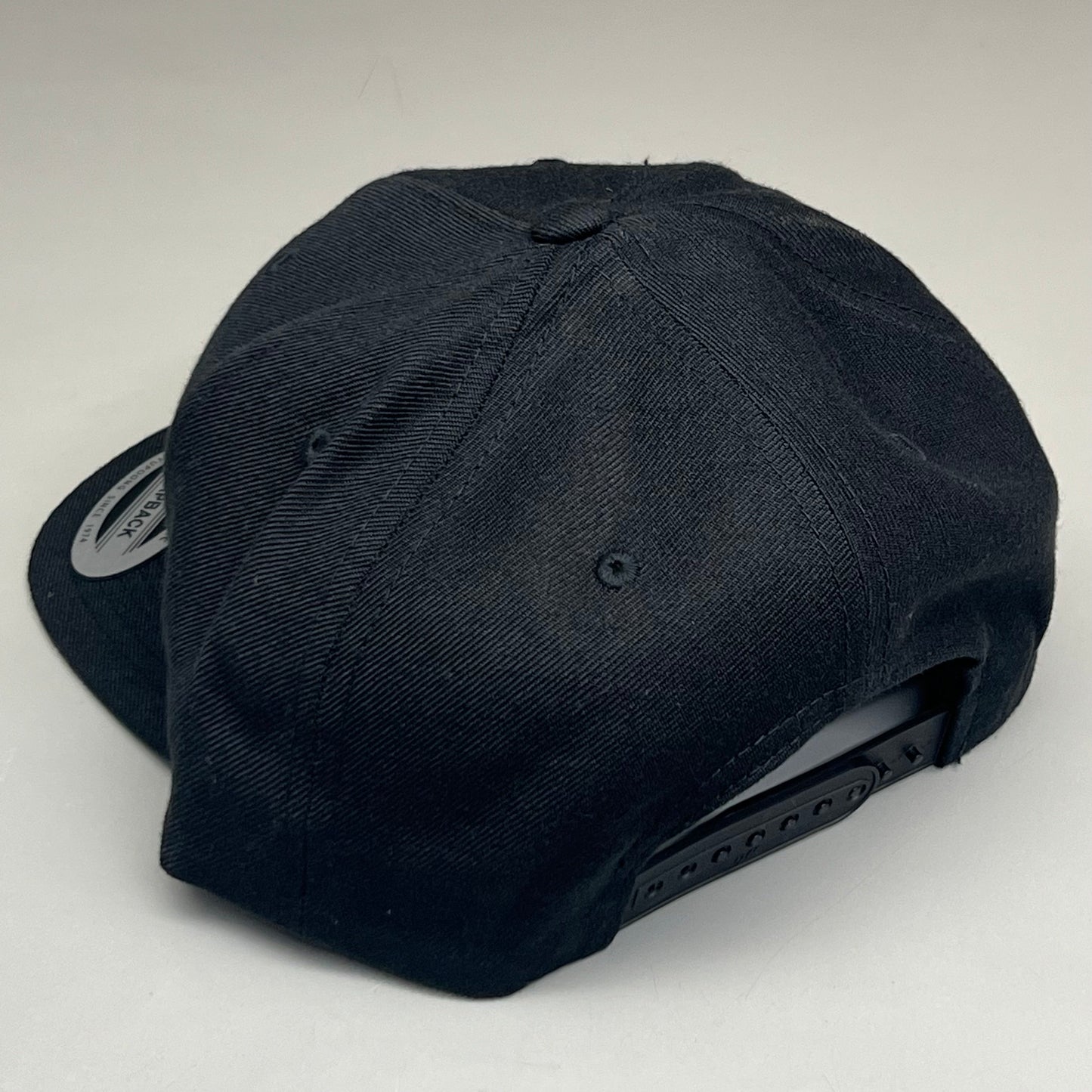 YUPOONG (10 PACK) Classic Snapback Baseball Cap Hat Black Bulk!