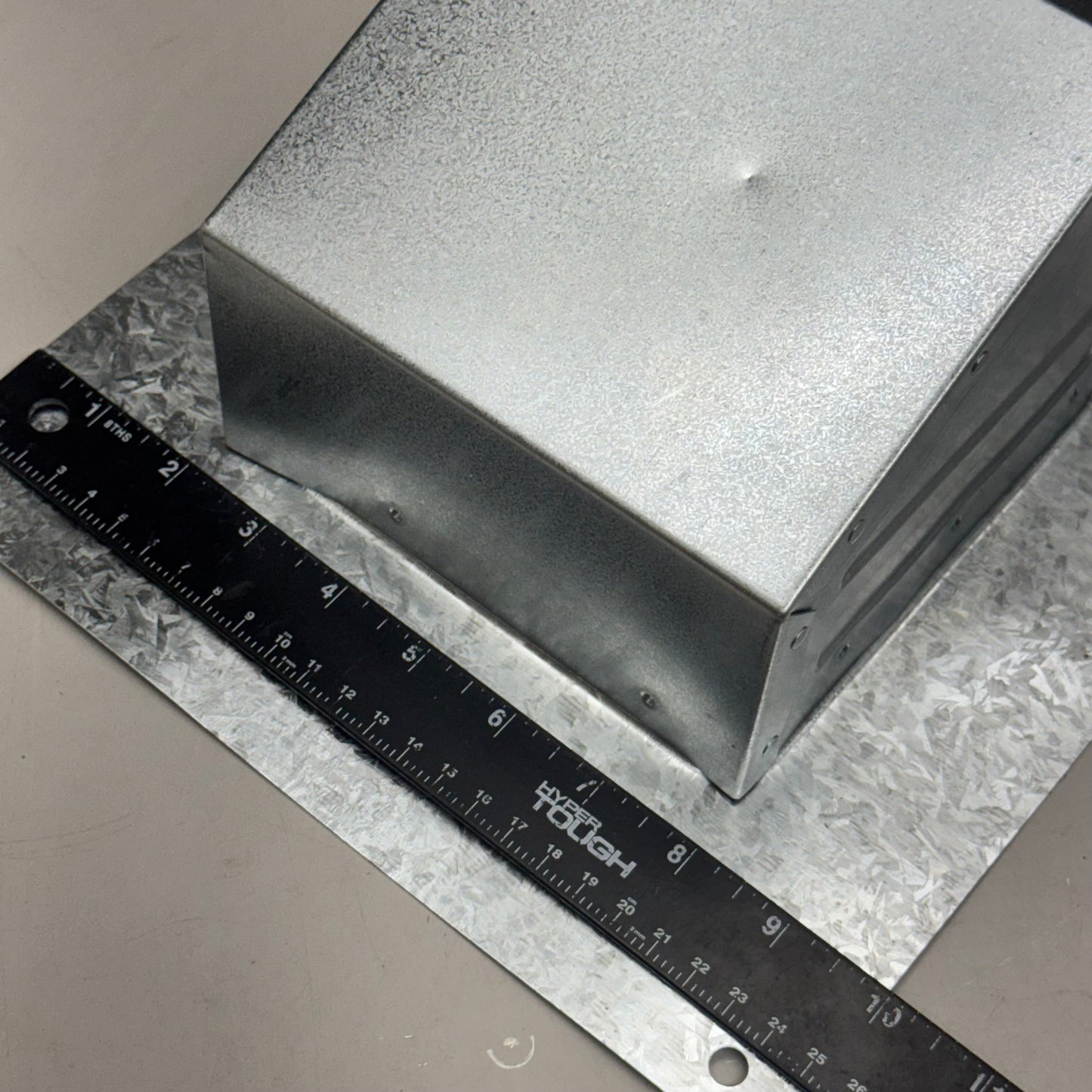 BUILDERS BEST GRV624 4” Galv. Roof Cap Flush Flapper Screen 011755 Galvanized
