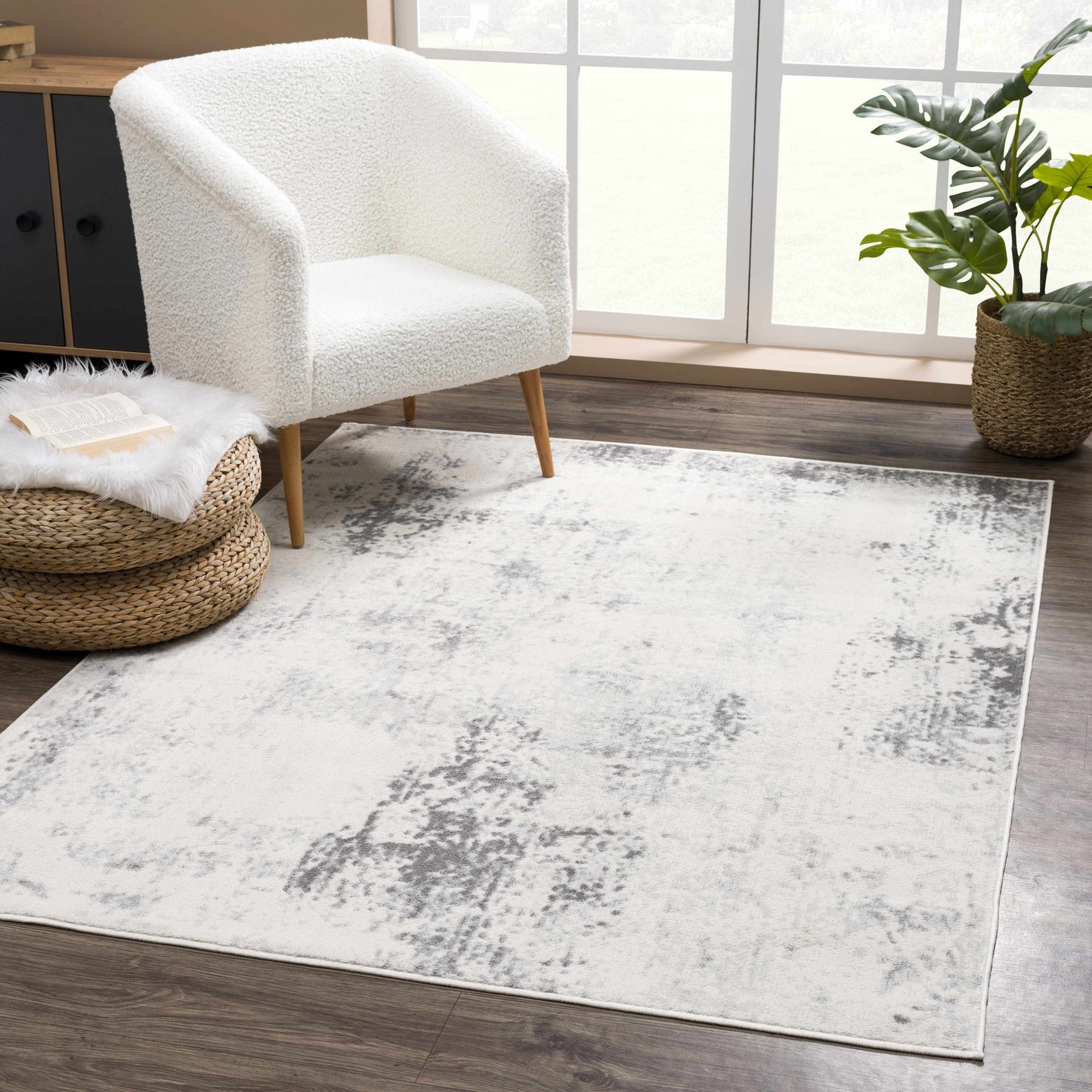 Tigrima Gray & Ivory 2321 Area Rug | Home Decor | Kitchen + Metal