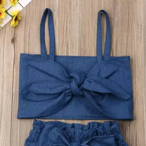 Denim Women's Shirt Set (Shirt Outfit)
