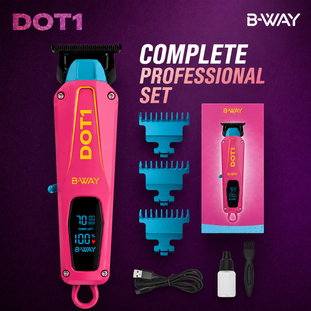 B-Way Trimmer Dot1 Pink