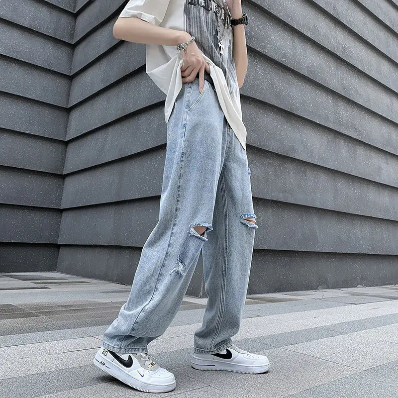 Style Loft Collection Cut For Time Denim Wide Leg Jeans