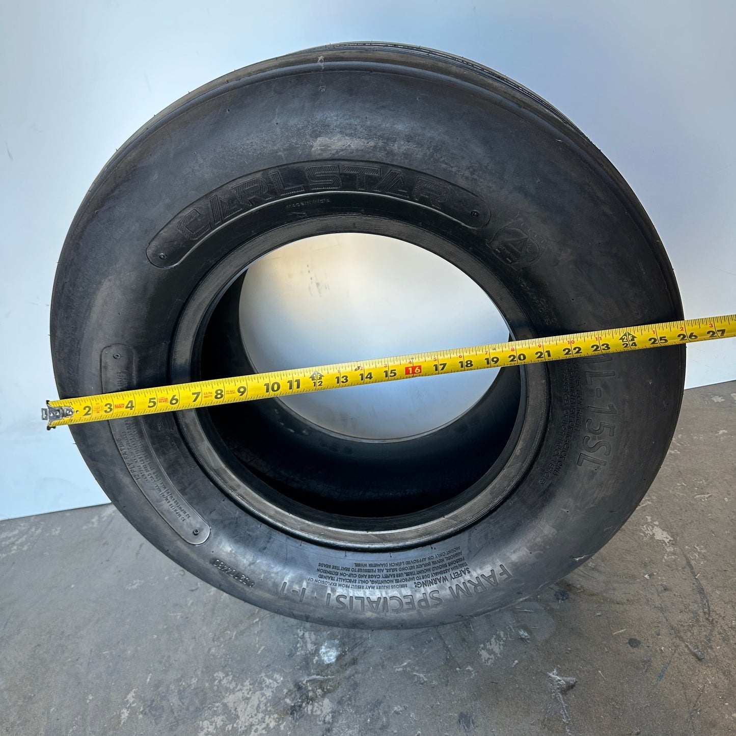 FARM SPECIALIST 11L-15SL Tire 39 lbs. Sz 26 in x 9.5 in. Black