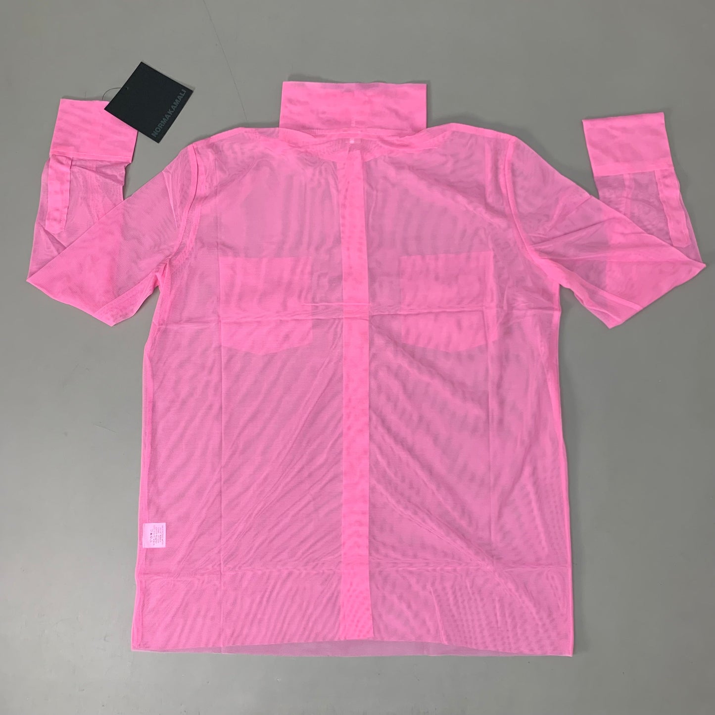NORMA KAMALI Nk Shirt w/ Faux Pockets Sz XS/34 Candy Pink ST1236MS963966