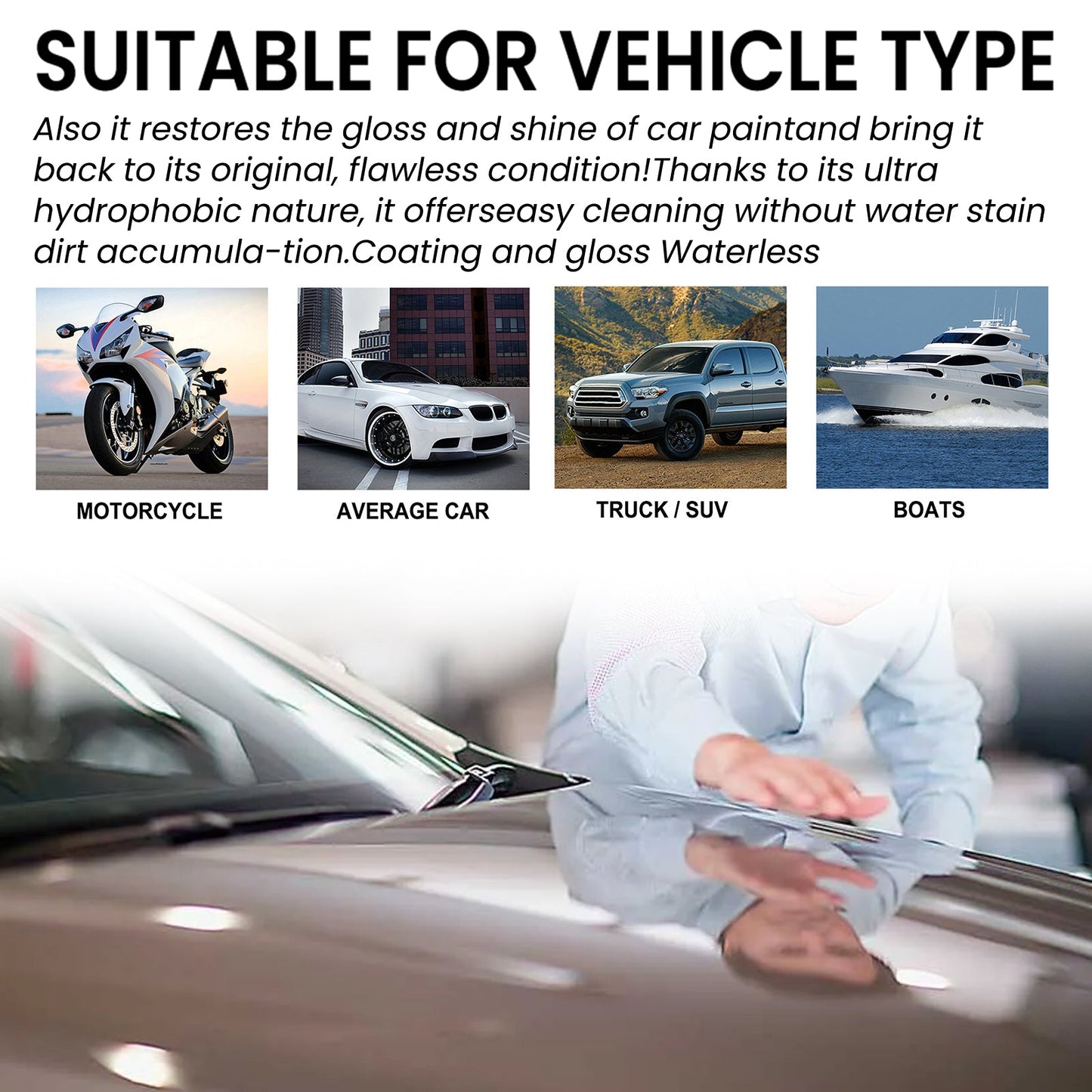 Purple Coating Agent Automotive Scratch Finish Cleaning Dust Reconditioning Polishing Maintenance Coating Agent