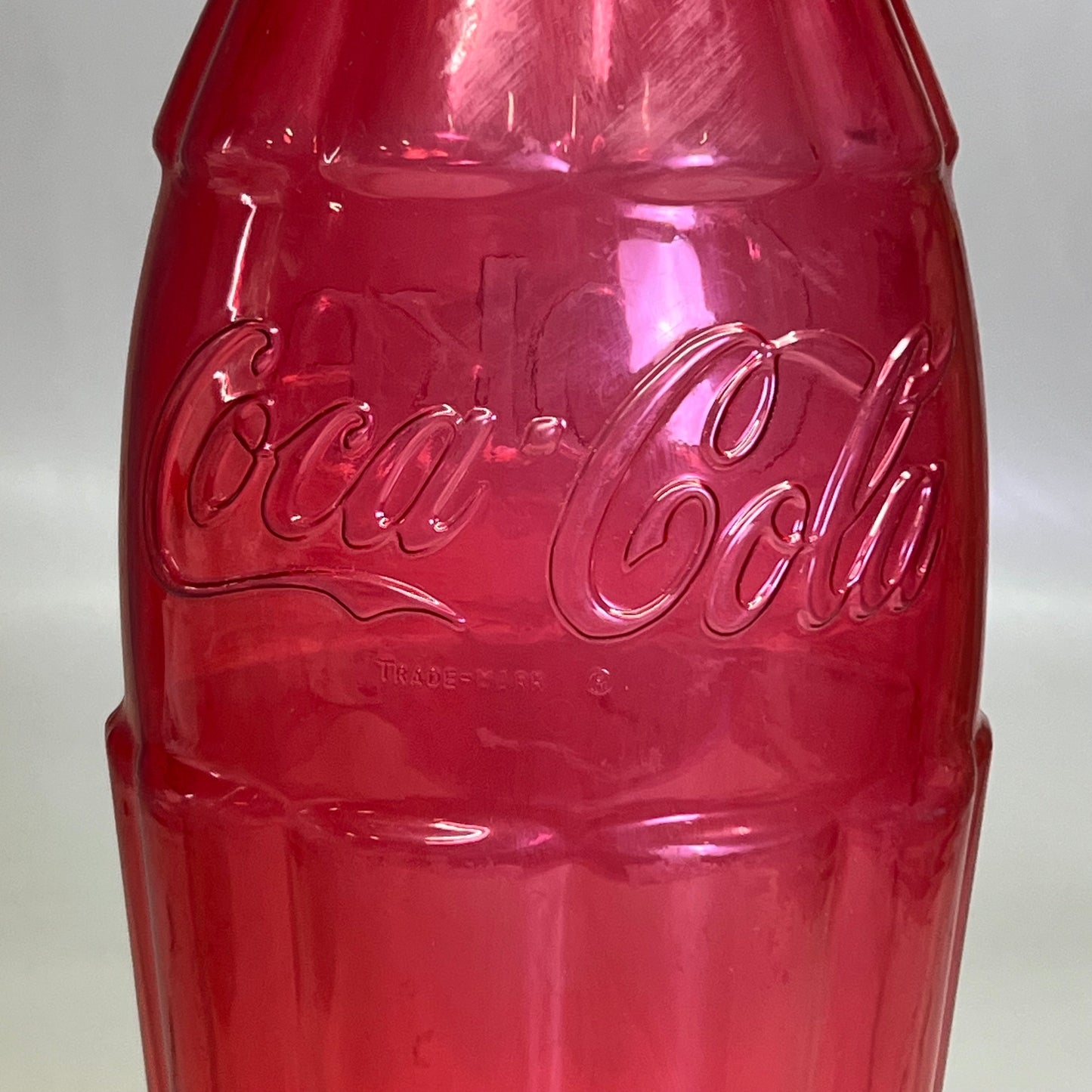 ZA@ COCA-COLA (2 PACK) Plastic Coke Bottle Bank 22"H Green & Red (AS-IS)