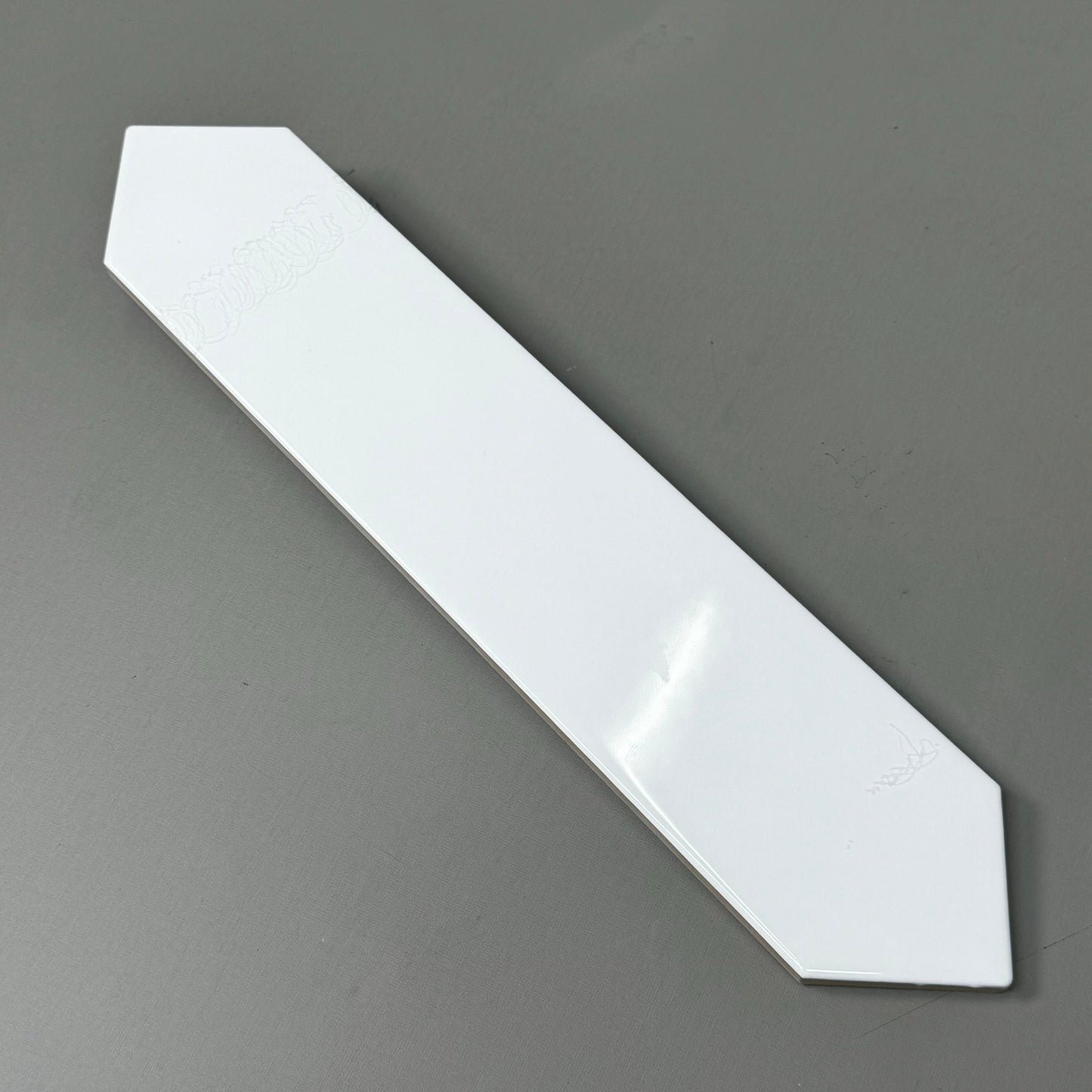 CIFRE CERAMICA Dimsey White Porcelain Stoneware 13"X2.5" Wall Tiles 62ct TONOR14